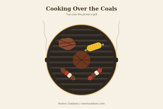 How to Use Your Fire Pit as a Grill: A Beginner's Guide