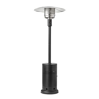 3-Pack 48,000 BTU Freestanding Propane Patio Heater — Black Metal