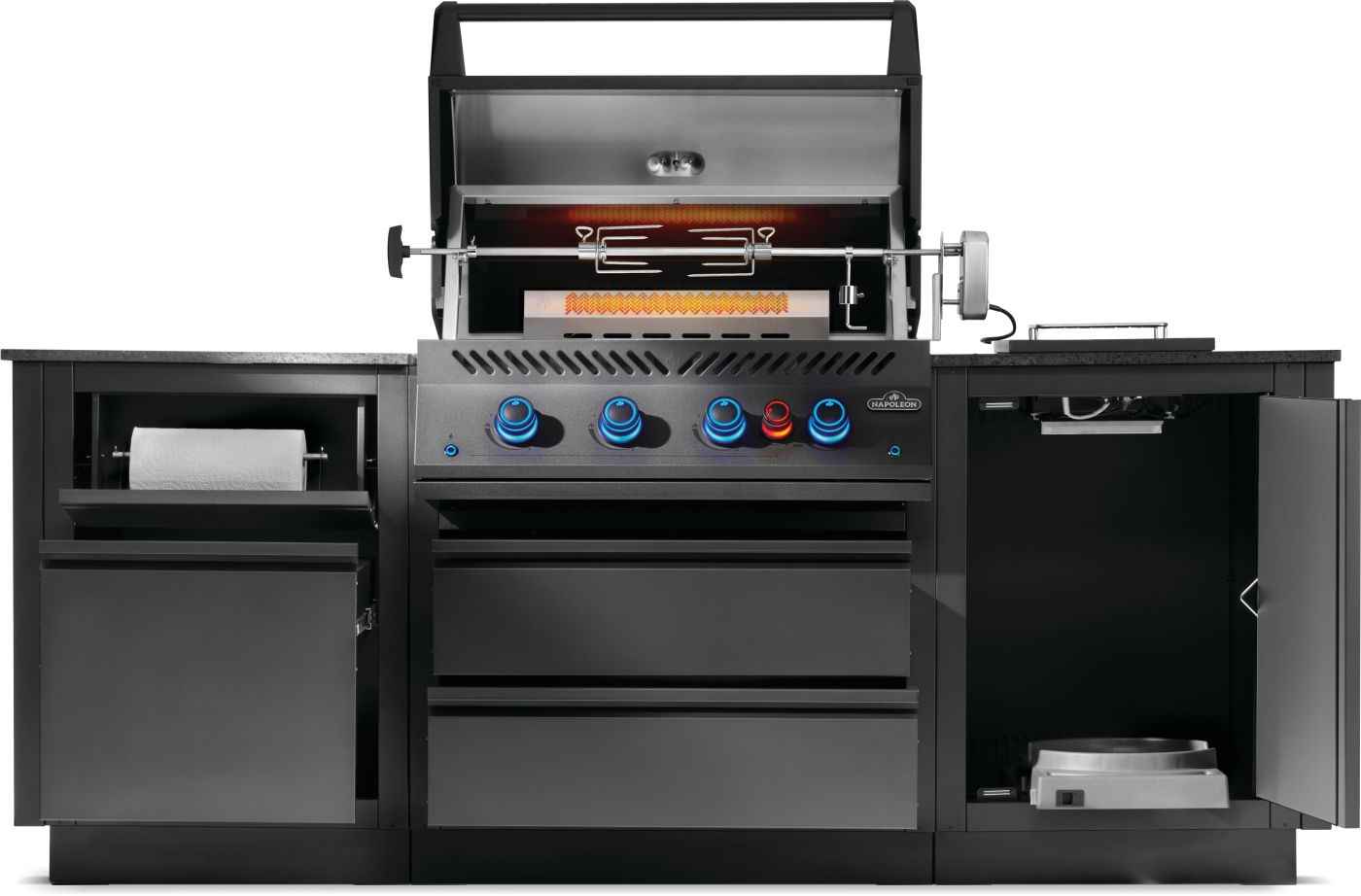 OASIS® Outdoor Kitchen Kit, Built-in 700 Series 32 with Stainless Steel Countertops