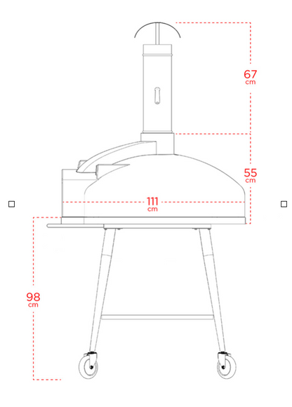 Red Rock 100 Stone Oven for Pizza & Bread